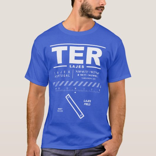 Flughafen Lajes / Lajes Field TER T - Shirt (Vorderseite)