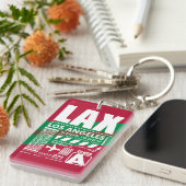 Flughafen LAX Los Angeles Schlüsselanhänger (Vorderseite rechts)