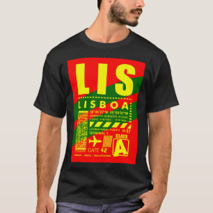 Flughafen LIS Lissabon T-Shirt