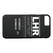 Flughafen Londons Heathrow LHR iPhone Fall Case-Mate iPhone Hülle (Rückseite (Horizontal))