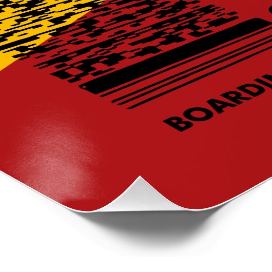 Flughafen MAD Madrid Poster (Ecke)