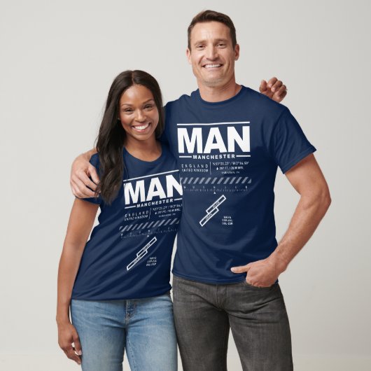 Flughafen Manchester MAN T - Shirt (Unisex)