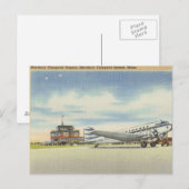 Flughafen Marthas Vineyard Postkarte (Vorne/Hinten)