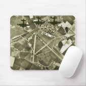 Flughafen-Mausunterlage Mousepad (Mit Mouse)