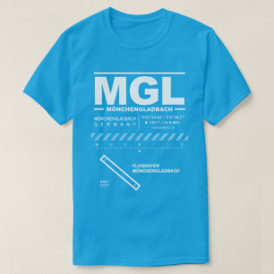 Flughafen MGL T - Shirt Mönchengladbach