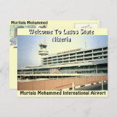 Flughafen Murtala Muhammed (Mojisola Gbadamosi) Postkarte (Vorne/Hinten)