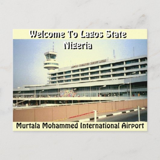 Flughafen Murtala Muhammed (Mojisola Gbadamosi) Postkarte (Vorderseite)