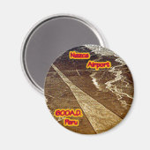Flughafen Nazca 600A.D Magnet (Vorderseite/Rückseite)