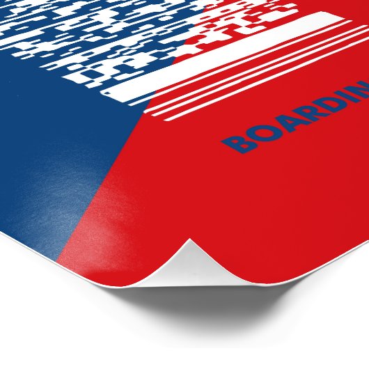 Flughafen Prag Poster (Ecke)