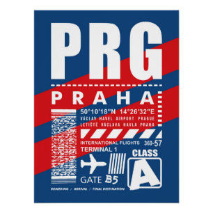 Flughafen Prag Poster