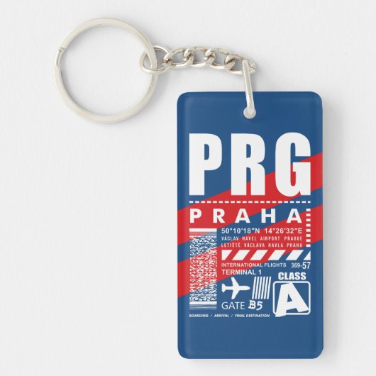 Flughafen Prag Schlüsselanhänger (Vorderseite)