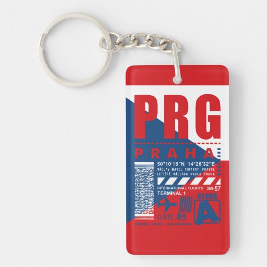 Flughafen Prag Schlüsselanhänger (Vorderseite)