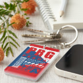 Flughafen Prag Schlüsselanhänger (Vorderseite rechts)