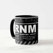 Flughafen Ramona RNM Tasse (Vorderseite Links)