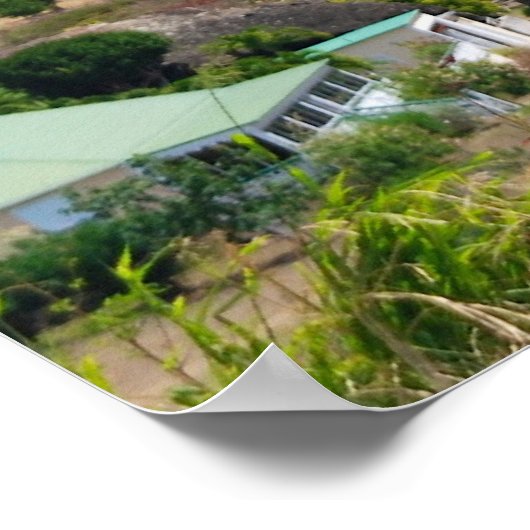 Flughafen Saint Barthélemy (St. Barts) Poster (Ecke)