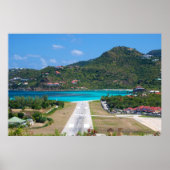 Flughafen Saint Barthélemy (St. Barts) Poster (Vorne)