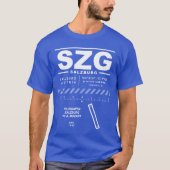 Flughafen Salzburg W. A. Mozart SZG T - Shirt (Vorderseite)