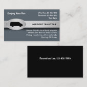 Flughafen-Shuttle-Visitenkarten Visitenkarte (Vorne/Hinten)