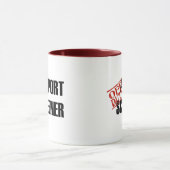 Flughafen-Siebdruckeinrichtung Tasse (Zentrum)