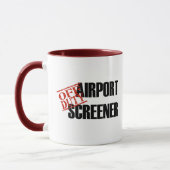Flughafen-Siebdruckeinrichtung Tasse (Links)