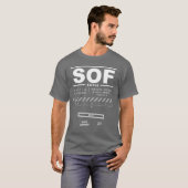 Flughafen Sofia SOF T-Shirt (Vorne ganz)