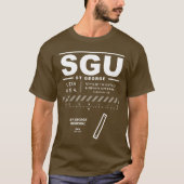 Flughafen St. George SGU T-Shirt (Vorderseite)