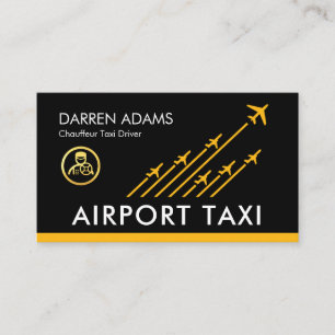 Flughafen Taxi Flughafen Start- und Landebahnen Ab Visitenkarte