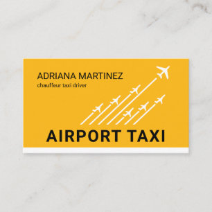 Flughafen Taxi Flughafen Start- und Landebahnen Ab Visitenkarte