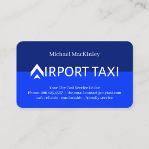 Flughafen Taxi Service Visitenkarte