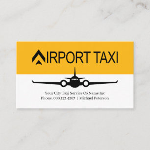 Flughafen-Taxi-Service Visitenkarte