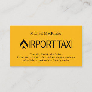 Flughafen-Taxi-Service Visitenkarte