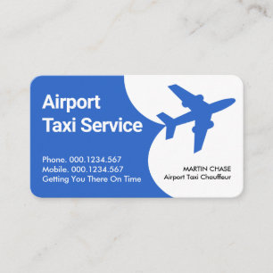 Flughafen-Taxi-Service Visitenkarte