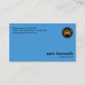 Flughafen Taxi Visitenkarte (Rückseite)