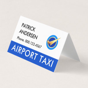 Flughafen-Taxidienst fahren Visitenkarten