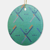 Flughafen-Teppich Portlands Oregon Keramik Ornament (Links)