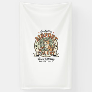 Flughafen TSA Katze Flughafen TSA Katze Vintage Ve Banner