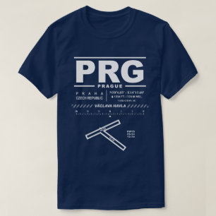 Flughafen Václav Havel Prag PRG T - Shirt