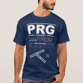 Flughafen Václav Havel Prag PRG T - Shirt (Vorderseite)