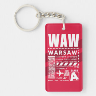 Flughafen Warschau Schlüsselanhänger