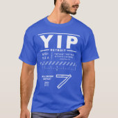 Flughafen Willow Run YIP T-Shirt (Vorderseite)