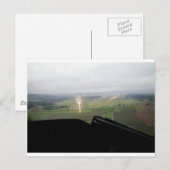 Flughafen Zürich Postkarte (Vorne/Hinten)