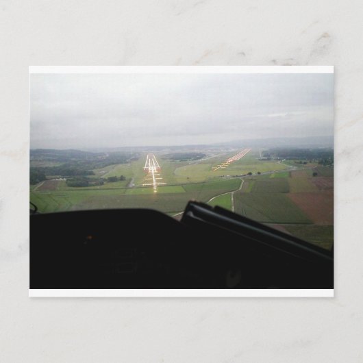 Flughafen Zürich Postkarte (Vorderseite)