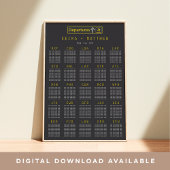 Flughafenabflugkarte XL Hochzeitstabelle Poster