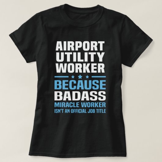 Flughafenbenutzer T-Shirt (Design vorne)