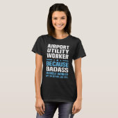Flughafenbenutzer T-Shirt (Vorne ganz)
