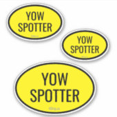 Flughafencode Spotter Custom - Geschnittenes Vinyl Aufkleber (Vorderseite)