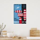 Flughafenkontrollturm - Matchbox-Druck - Ästhetik Poster (Küche)