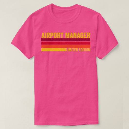 Flughafenmanager T-Shirt (Design vorne)