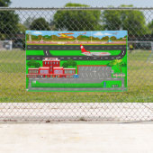 Flughafenstrassen für Autos 3' x 5' Banner (Insitu)