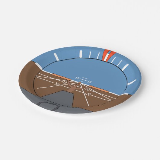 Flughandbuch Pappteller (Schrägansicht)